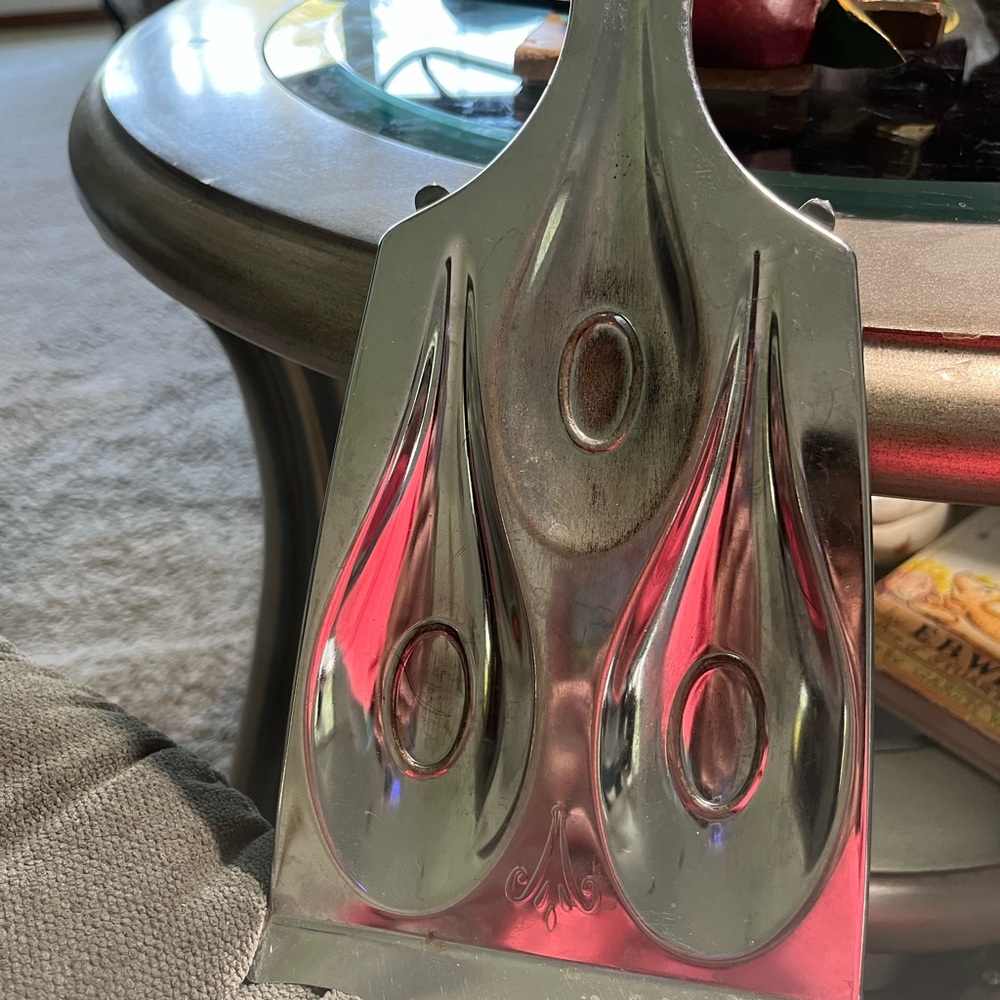 Vintage Chrome Spoon Rest